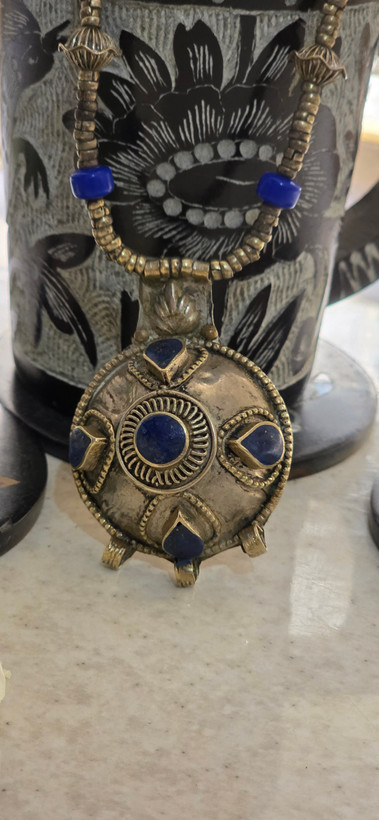 گردنبند ورشو آ نتیک ( سنگ لاجورد)
